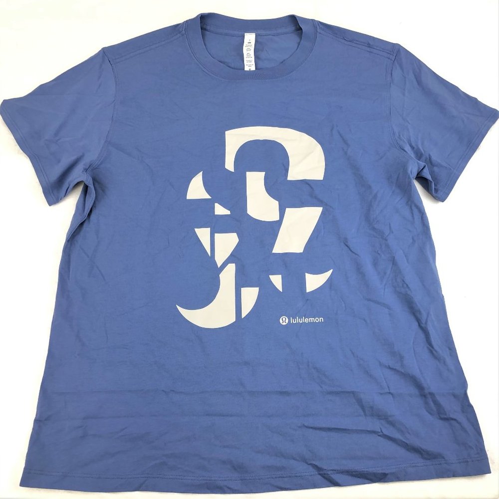 New with Tags Women's Lululemon All Yours Tee in Blue LW3FZOS